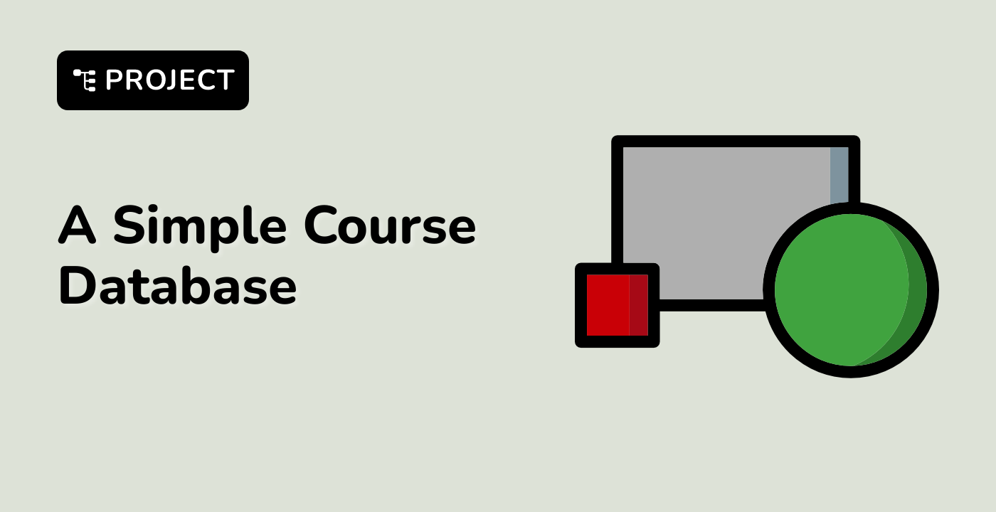 A Simple Course Database