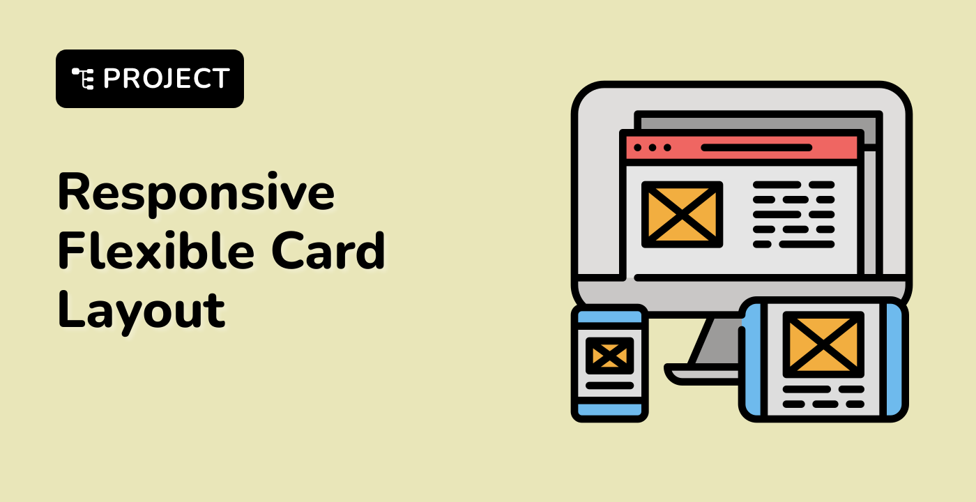 Responsive Flexible Card Layout