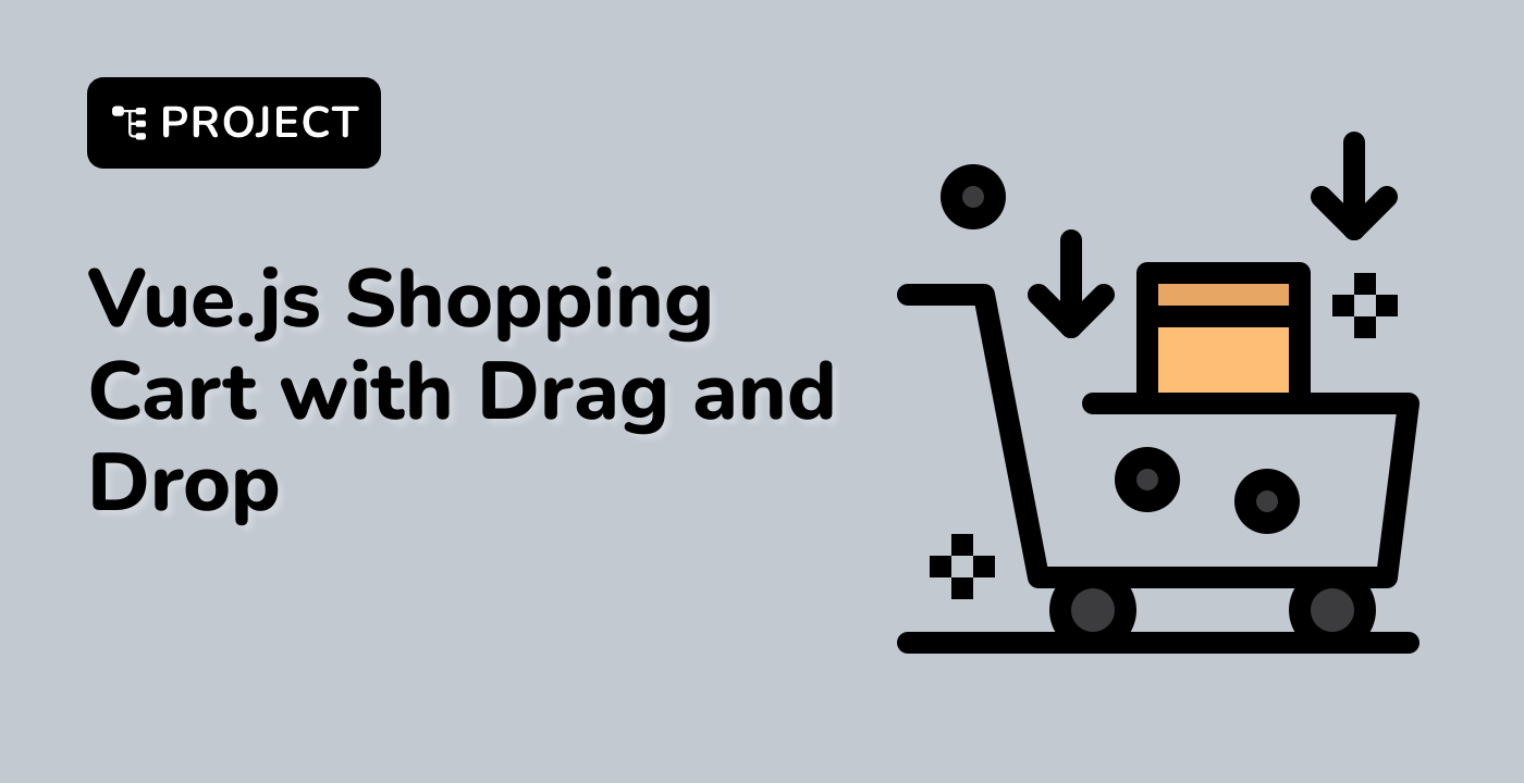 Vue.js Shopping Cart with Drag and Drop