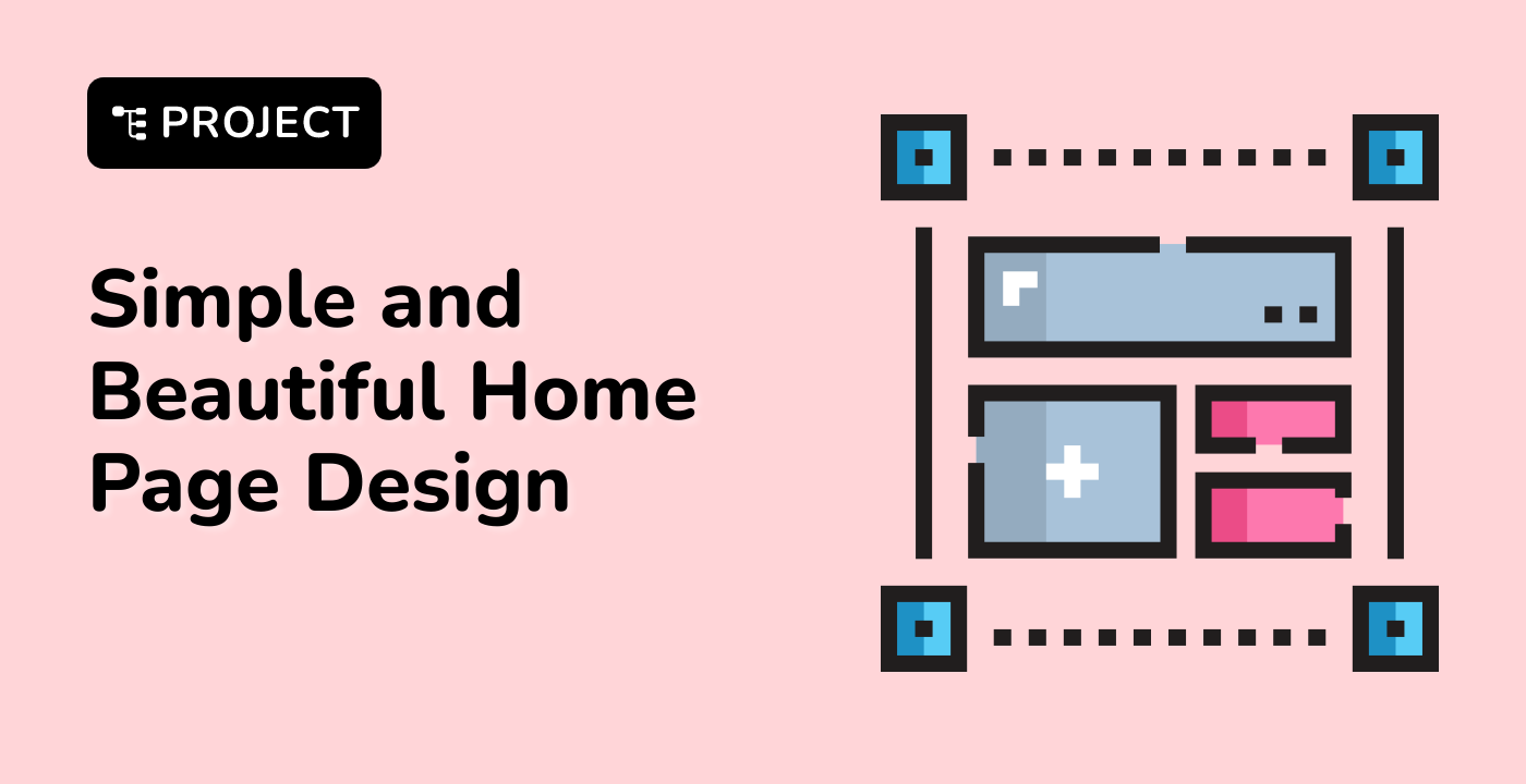 Simple and Beautiful Home Page Design