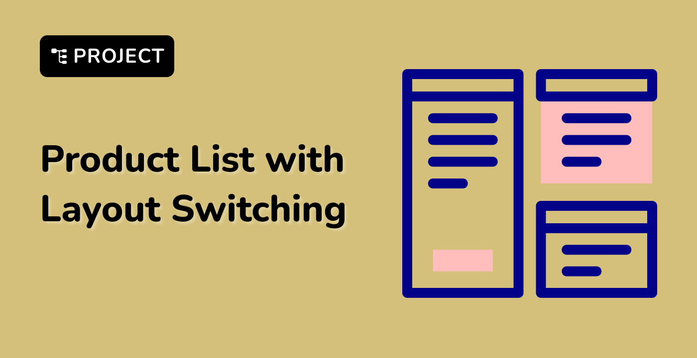 Product List with Layout Switching