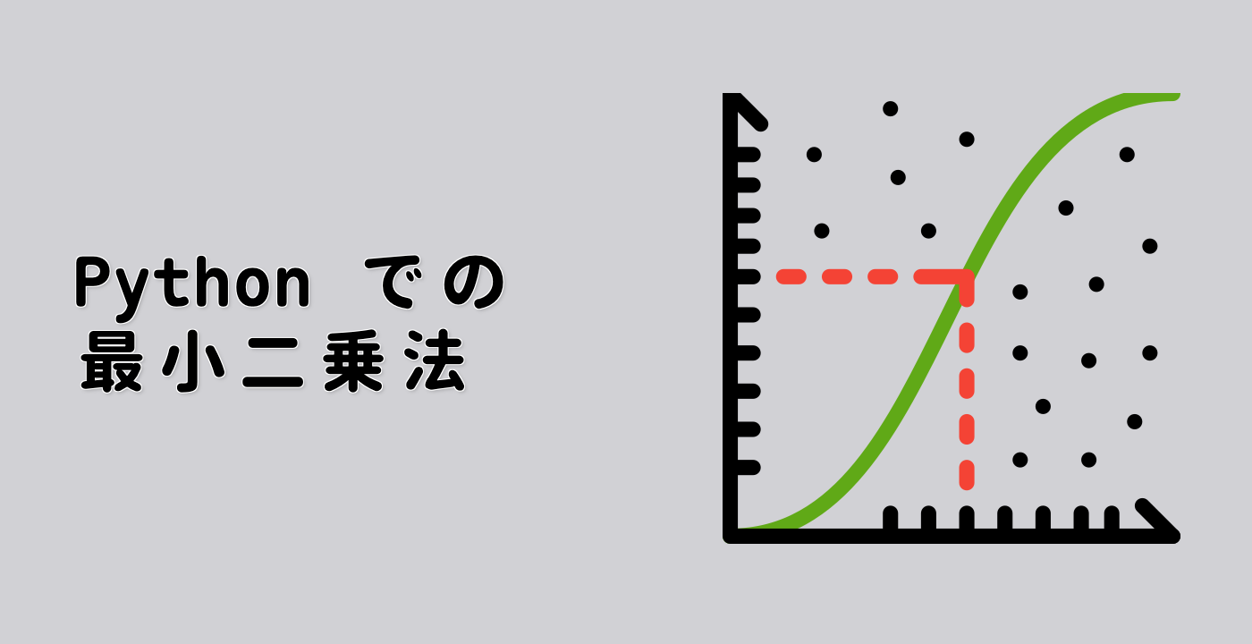 Python での最小二乗法