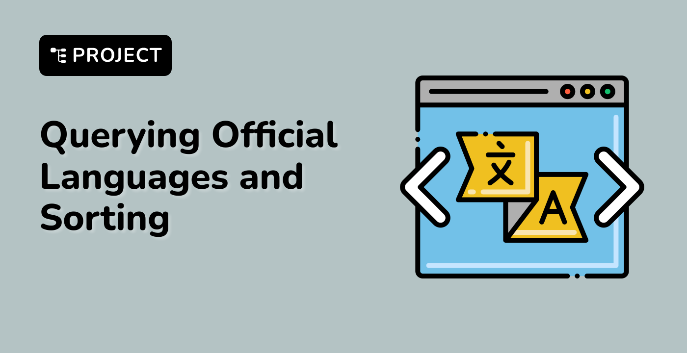 Querying Official Languages and Sorting