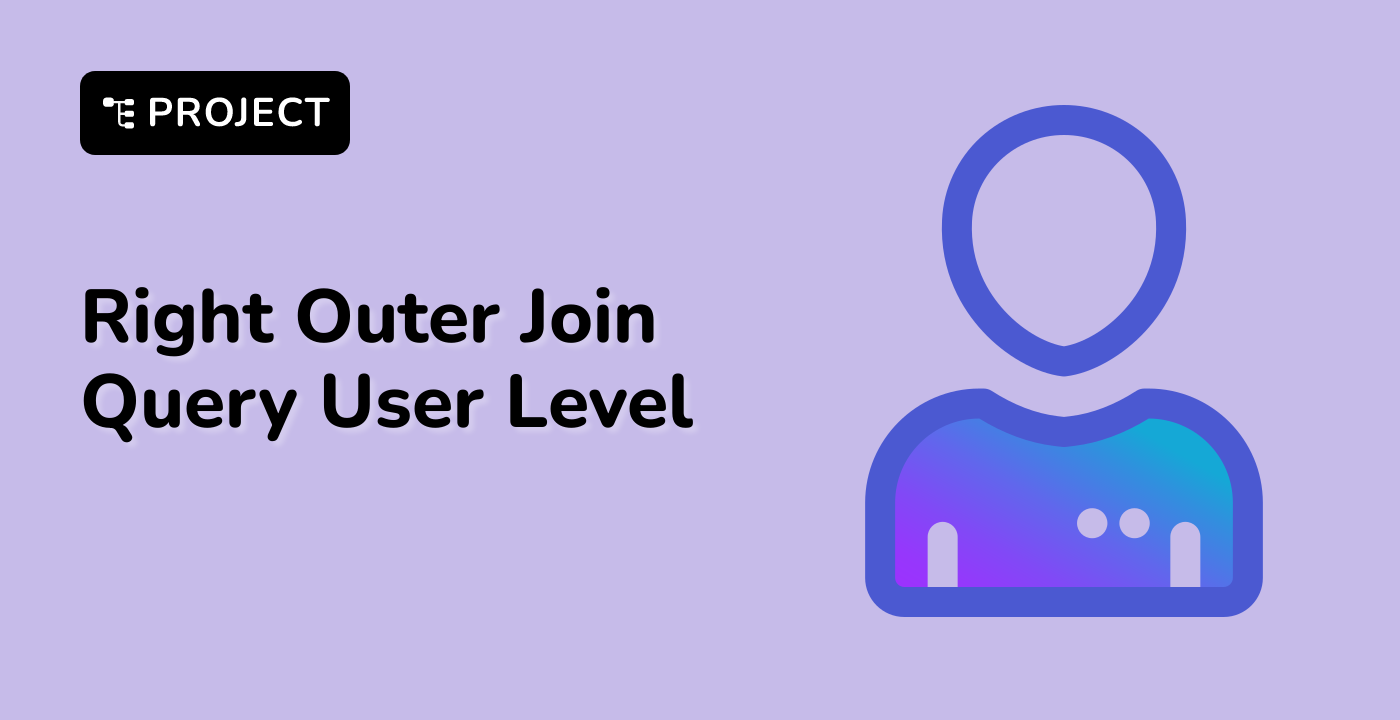 Right Outer Join Query User Level