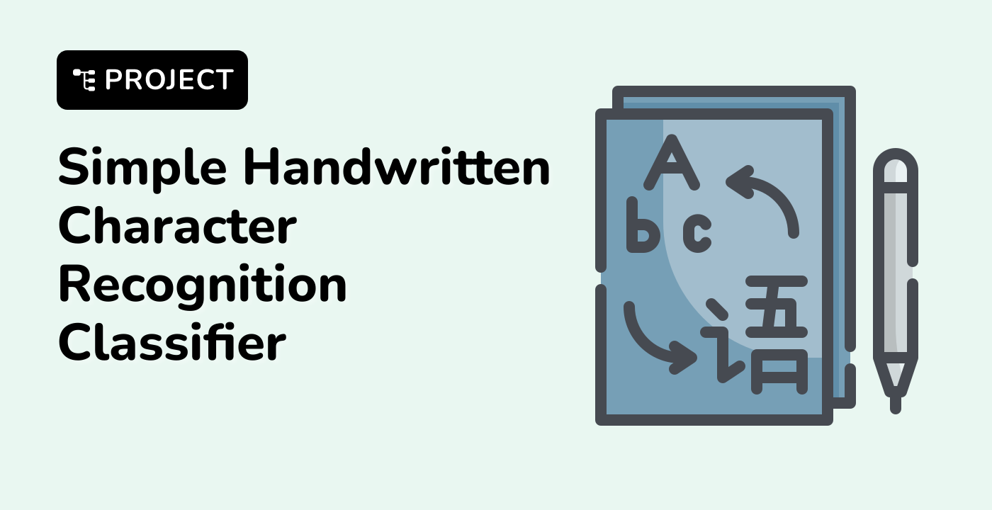 Simple Handwritten Character Recognition Classifier