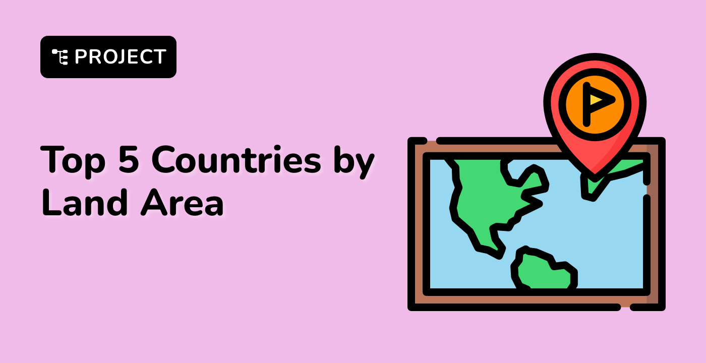 Top 5 Countries by Land Area