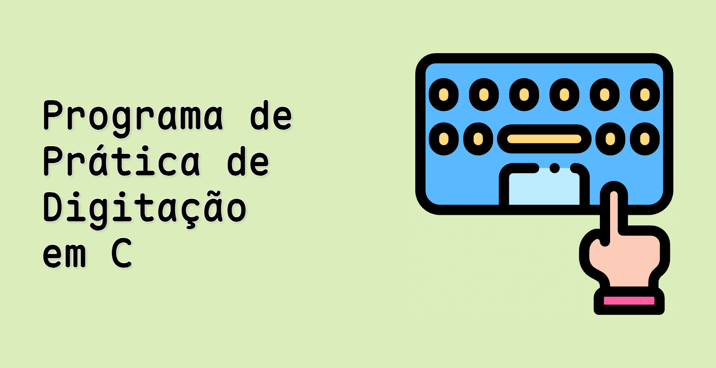 Programa de Prática de Digitação em C