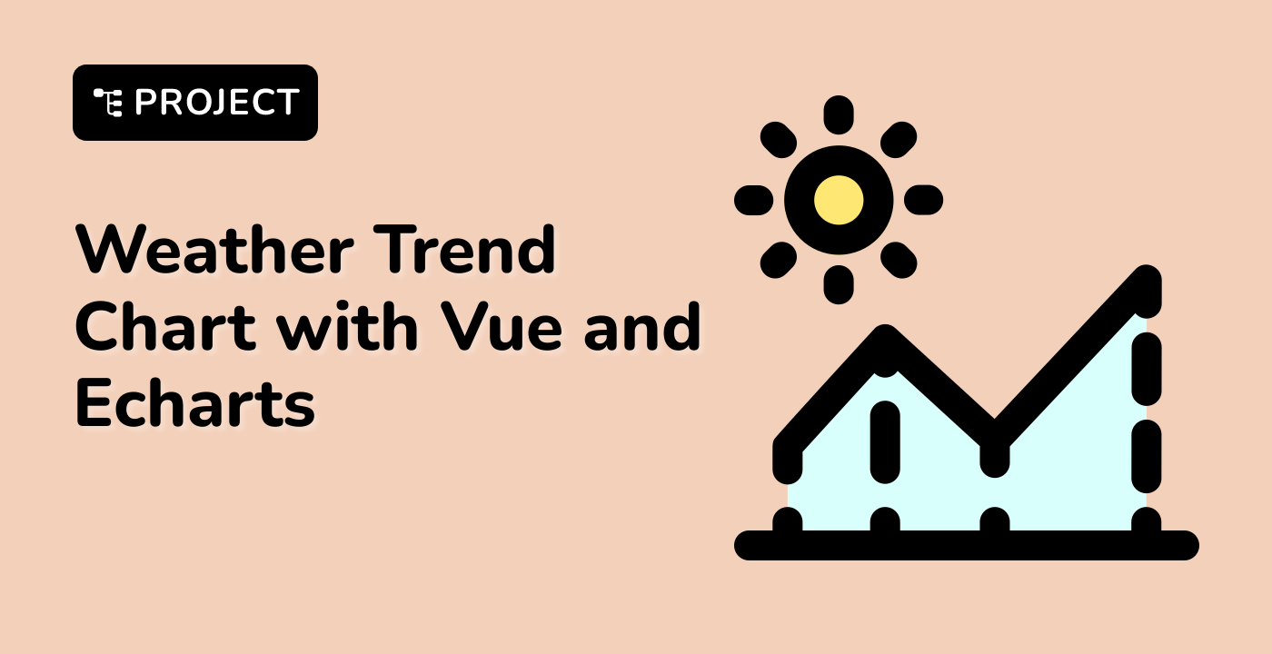 Weather Trend Chart with Vue and Echarts