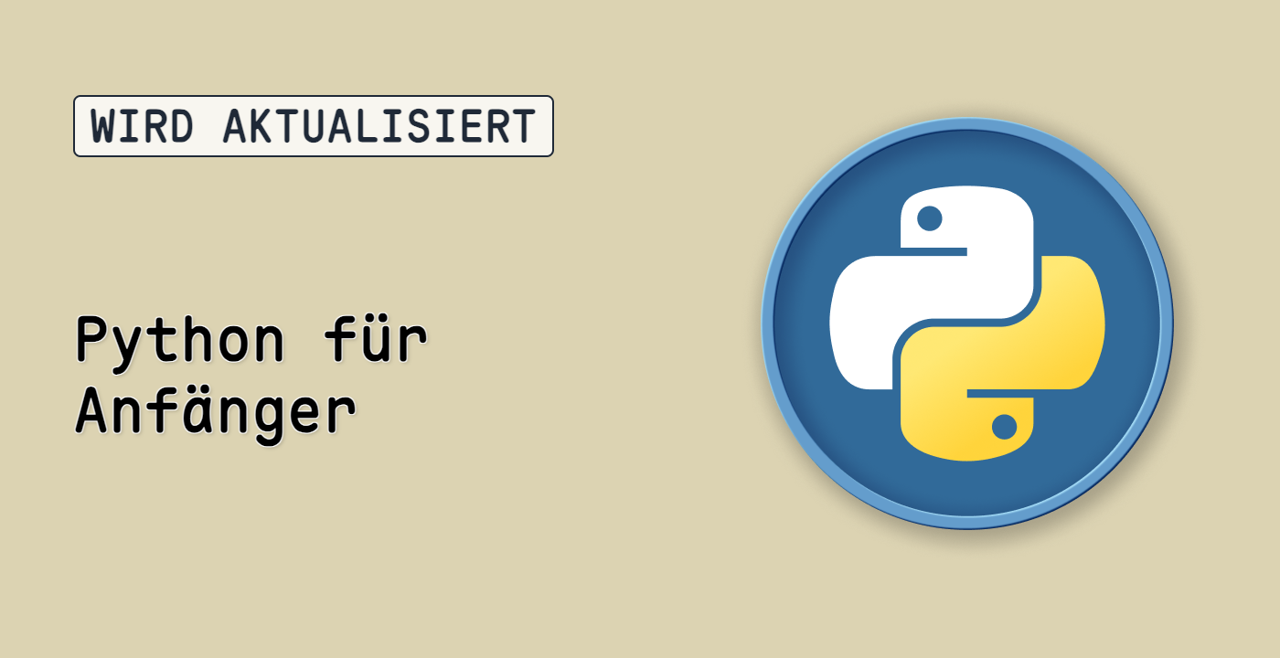 Python für Anfänger