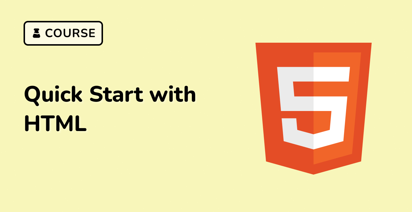 Quick Start with HTML