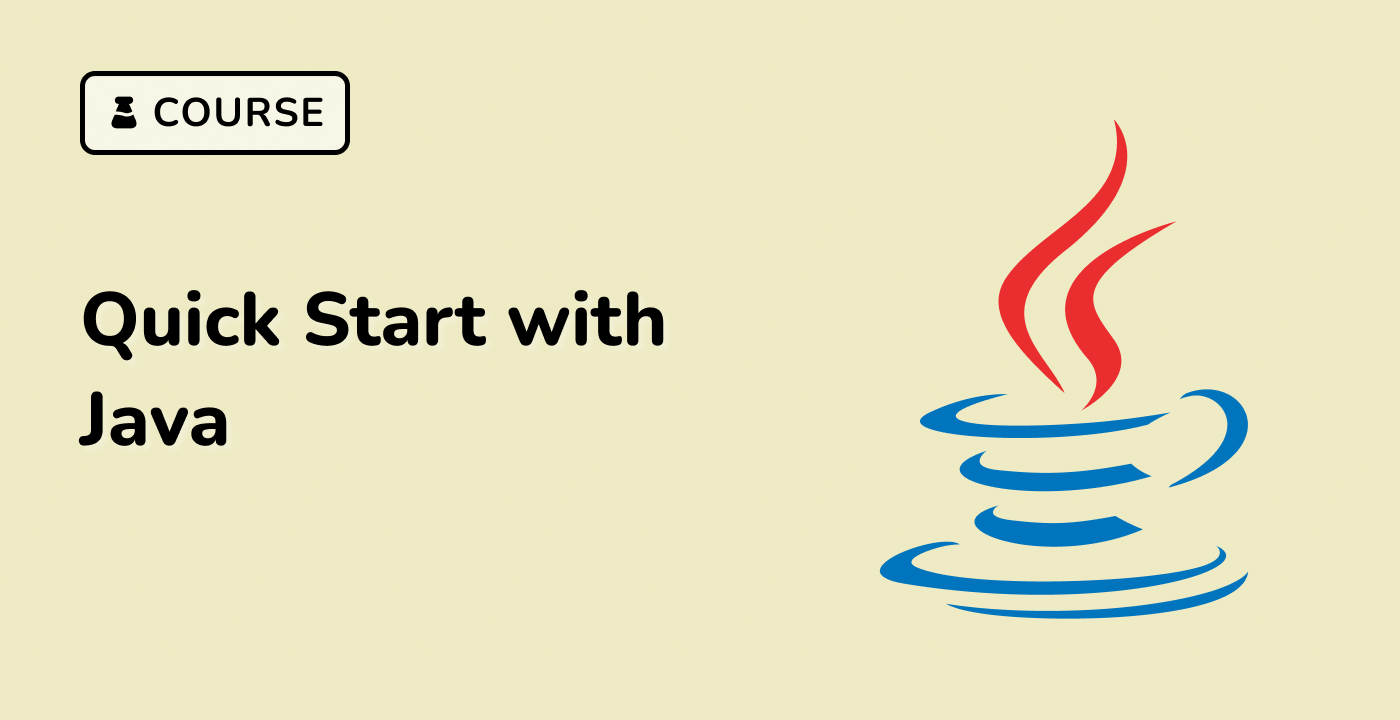 Quick Start with Java