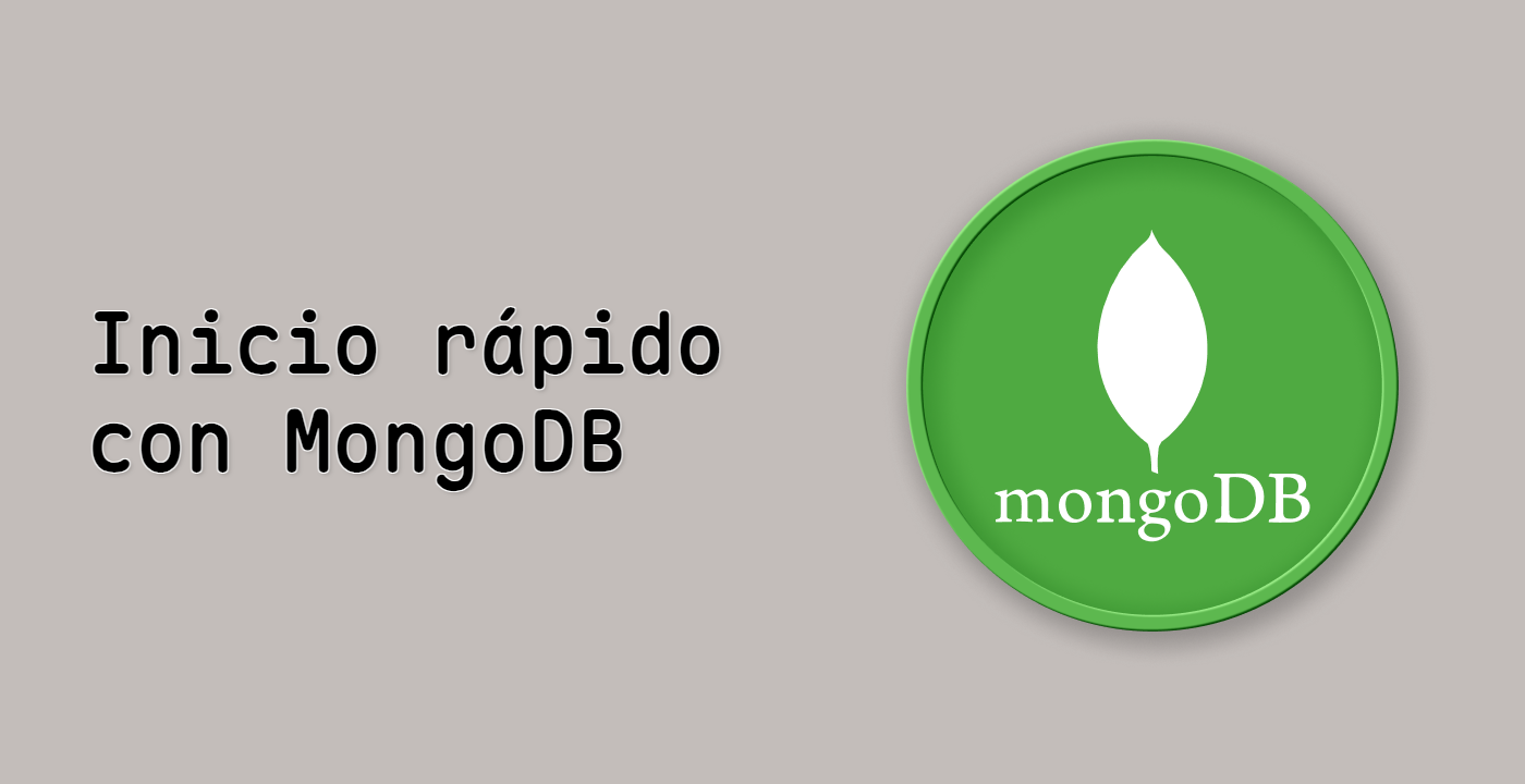 Inicio rápido con MongoDB